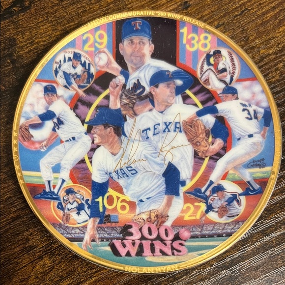 Major League Other - Nolan Ryan Commemorative Plate
